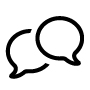 chat bubbles icon