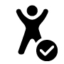 Person checkmark icon